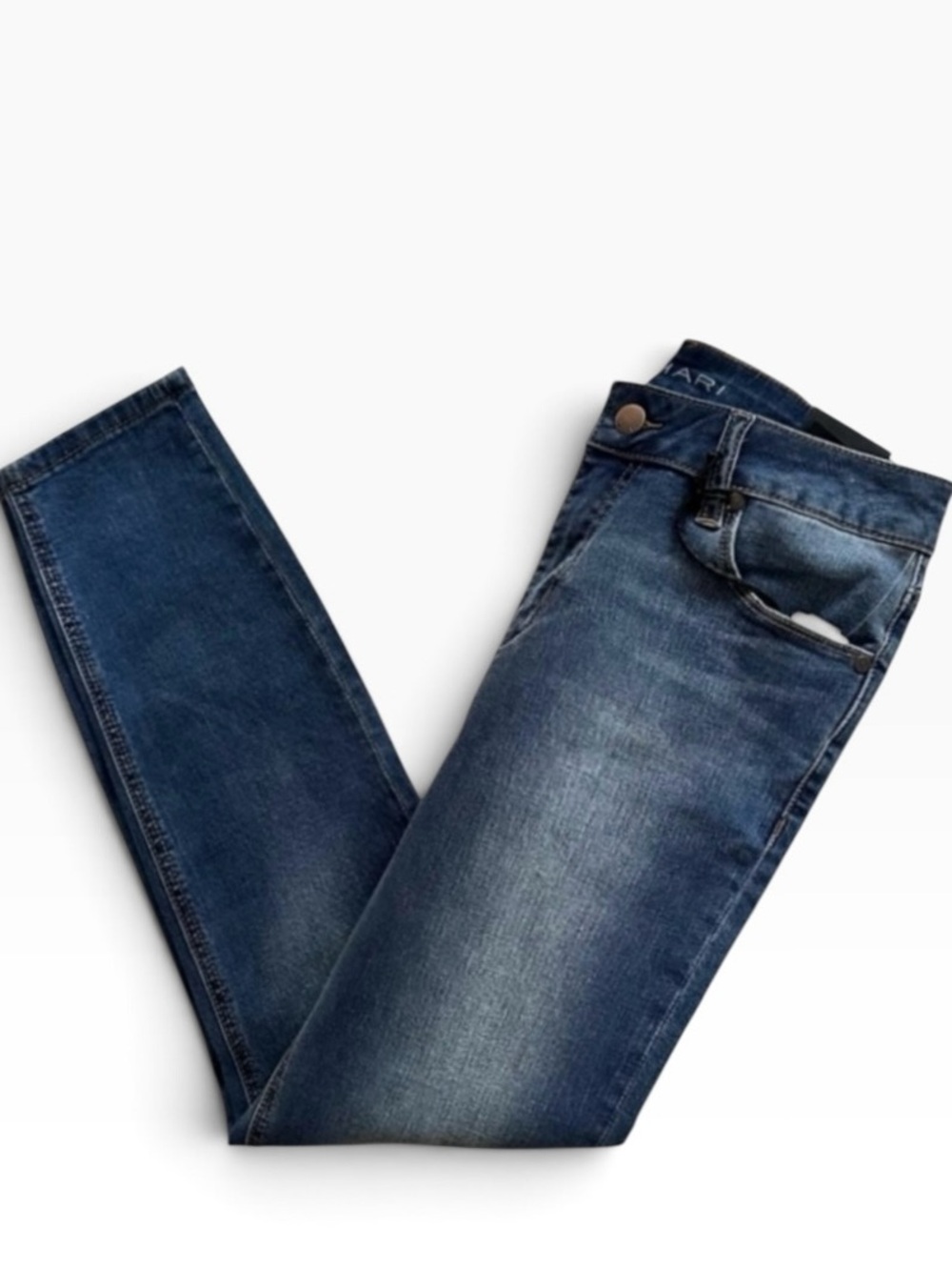 Tahari Medium Wash Mid Rise Roxanne Classic Skinny Jeans Size 28
